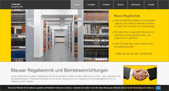 Desktop Screenshot of mauser-regaltechnik.de